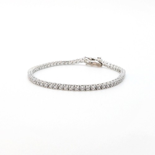 Bracciale tennis argento - bracciale,