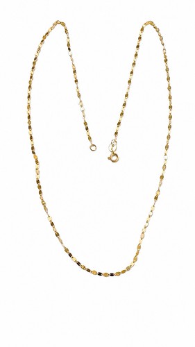 Collana specchiata oro - collana,