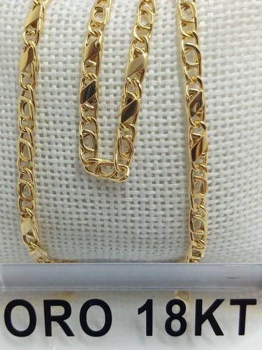 Collana oro giallo 750 18 - in,