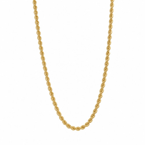 Collana corda oro giallo - oro, 18kt