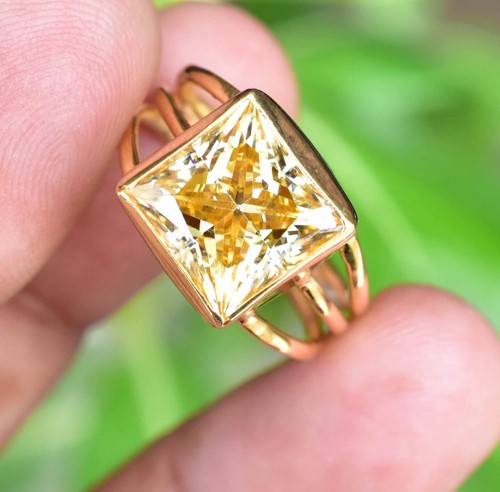 Giallo moissanite - kt,