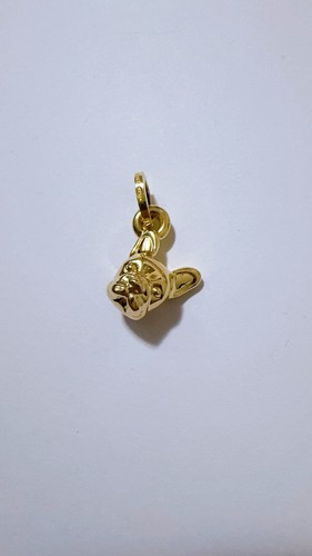 Ciondolo testa cane - ciondolo, oro