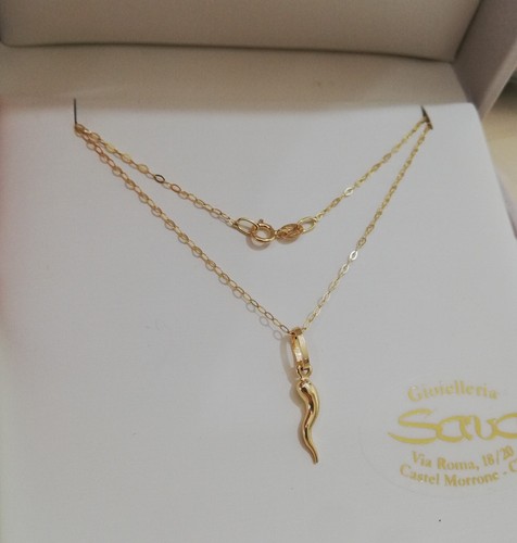 Collana girocollo e - cm, 45