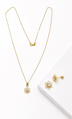 Set collana 45cm orecchini - e,