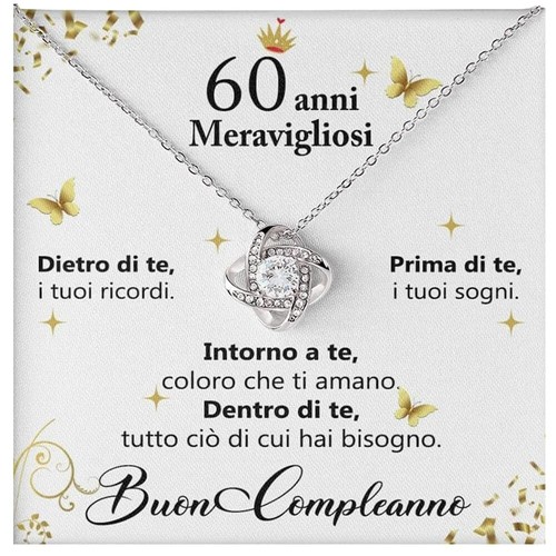 Collana donna regalo anni - 60,