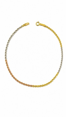 Bracciale funetta oro kt - 18,