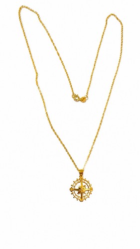 Collana oro giallo 50cm con - oro,