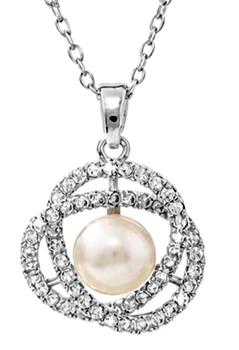 Ciondolo sposa oro bianco 14k - ciondolo,