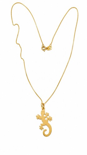Collana oro giallo - oro, con